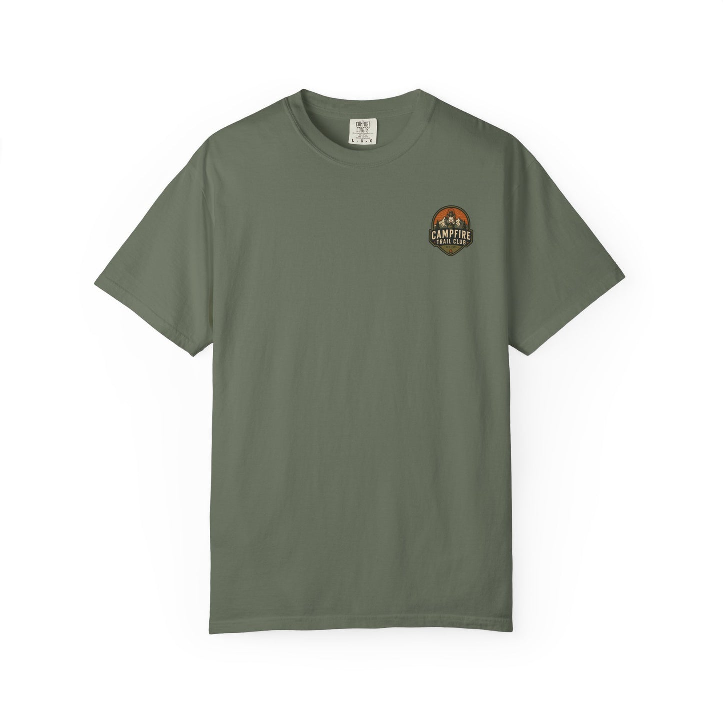 Campfire Trail Club Camping T-shirt — Campsite Shirt for Campers