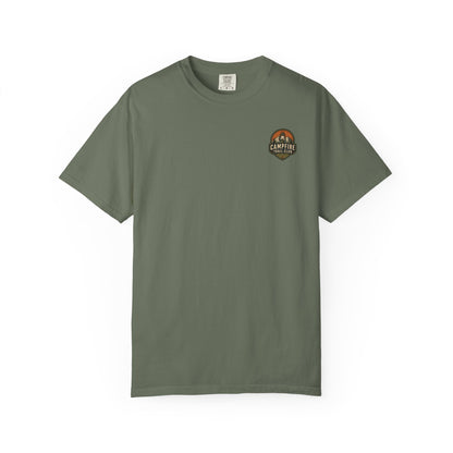Campfire Trail Club Camping T-shirt — Campsite Shirt for Campers