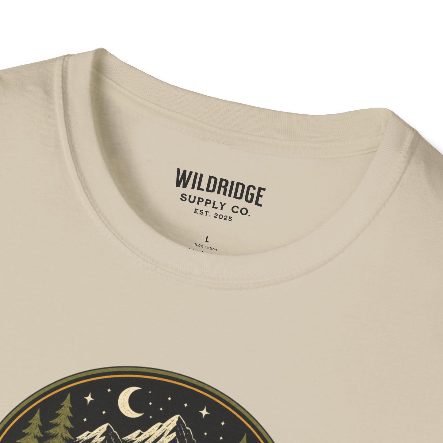 Camp More Worry Less T-Shirt | Vintage RV Camping Badge