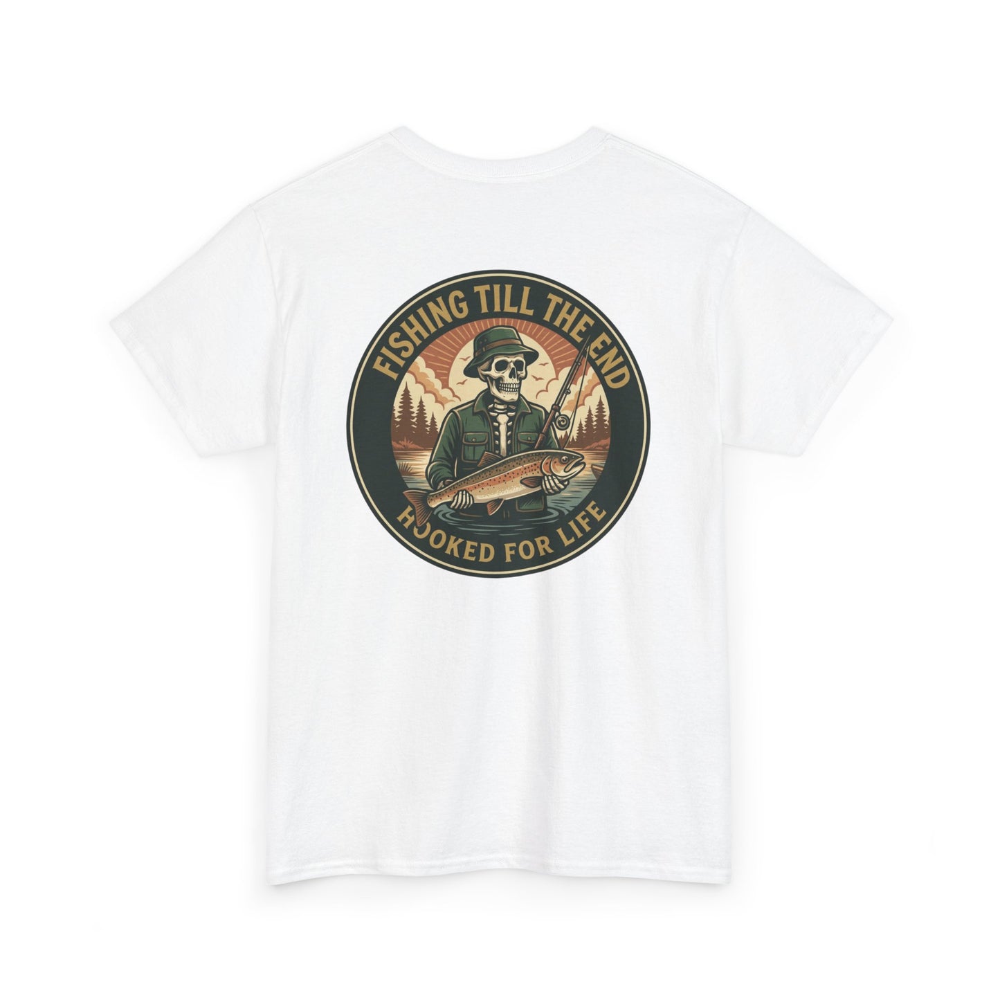 Fishing Till the End T-Shirt – Hooked for Life Angler Graphic Tee