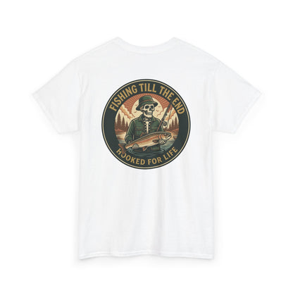Fishing Till the End T-Shirt – Hooked for Life Angler Graphic Tee