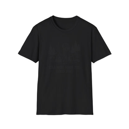 Camping Dog T-Shirt — "Cold Nose, Warm Fire, Good Dog" Graphic Tee