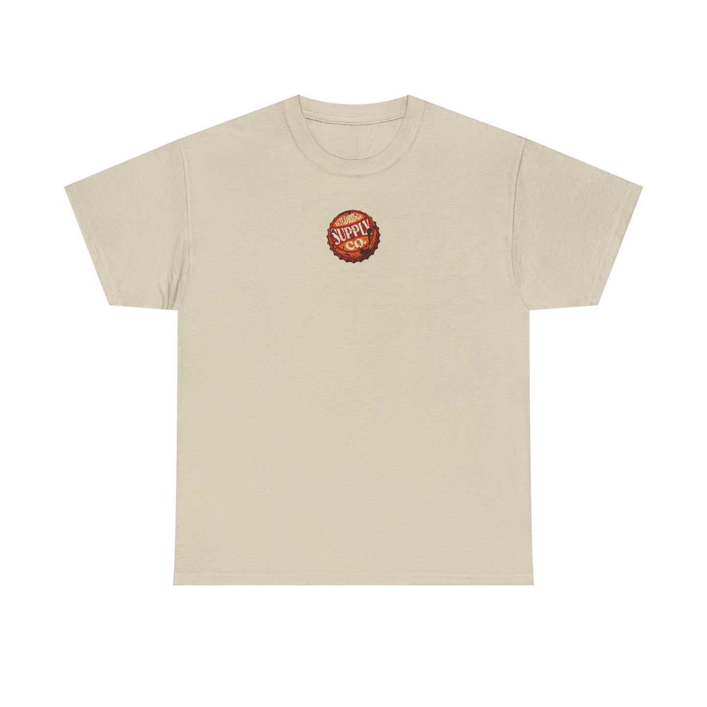 Bottle Cap Fishing Graphic Tee – Vintage Mountain River Outdoor Shirt