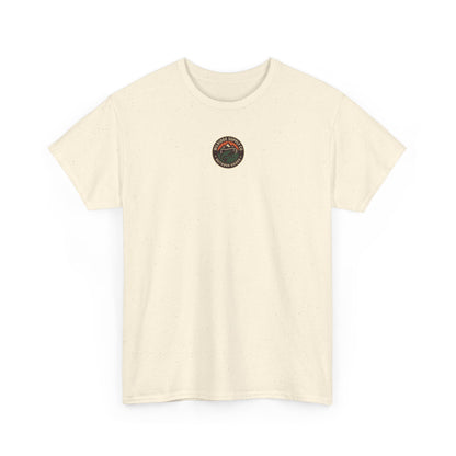 Wildridge Supply Co. “Campfire Coffee” T-Shirt – Retro Mug & Pine Tree Graphic | Outdoor Lifestyle Tee