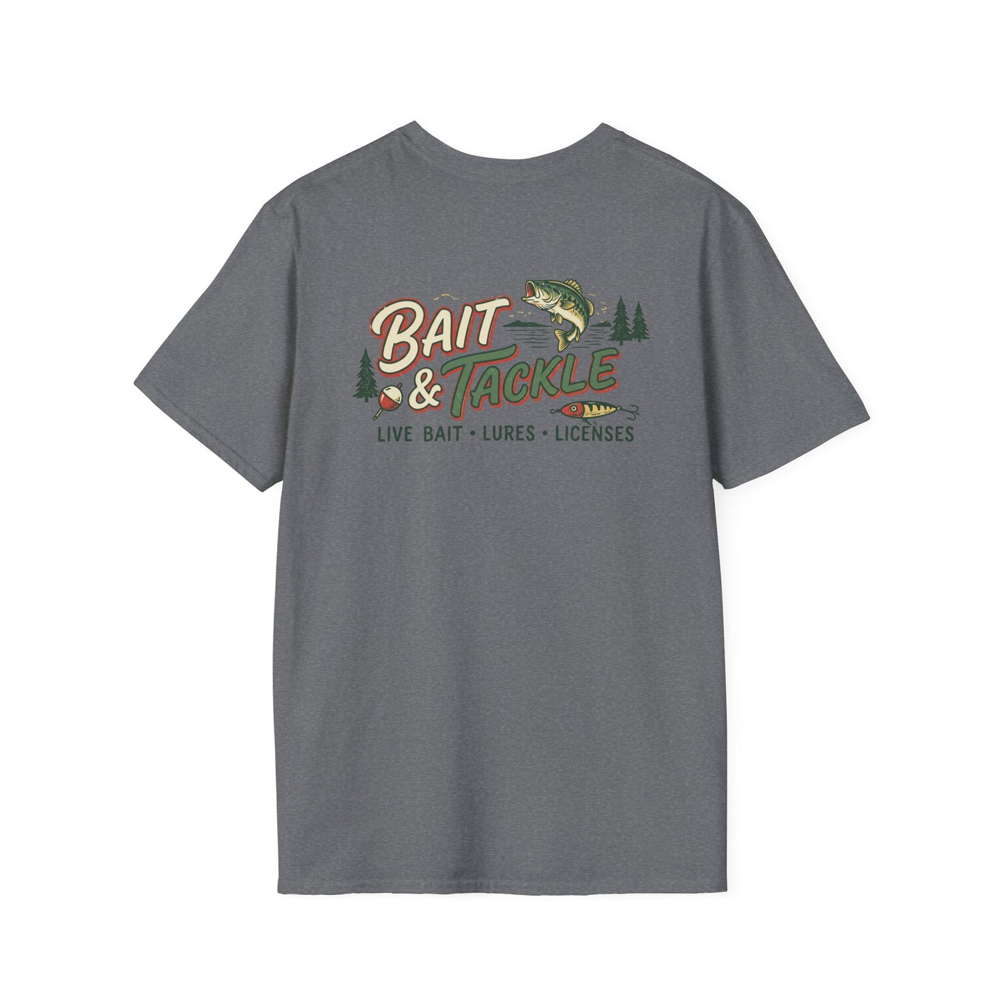 Bait & Tackle Graphic Tee | Vintage Fishing Shirt for Bass Anglers