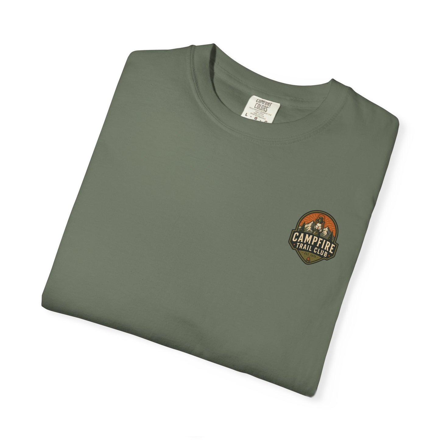 Campfire Trail Club Camping T-shirt — Campsite Shirt for Campers