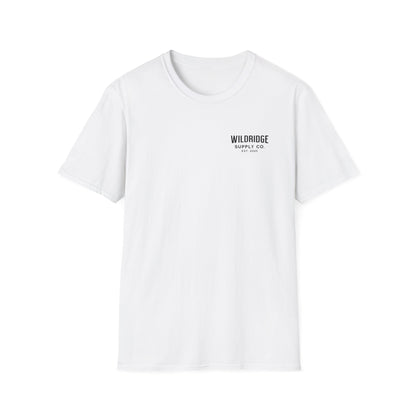 Wildridge Supply Co. Campfire Nights T-Shirt – Minimal Camping Tent Graphic Tee for Outdoor Lovers