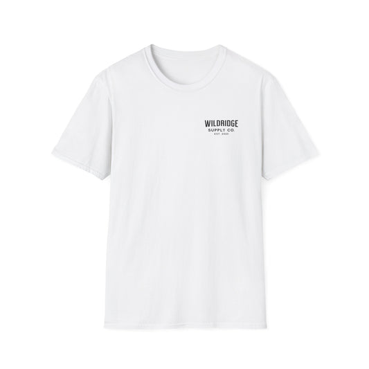Wildridge Supply Co. Campfire Nights T-Shirt – Minimal Camping Tent Graphic Tee for Outdoor Lovers