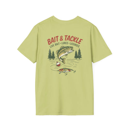 Bait & Tackle Fishing T-Shirt | Vintage Bass Fishing Graphic Tee