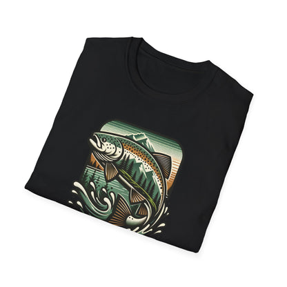 Wildridge Supply Co. Streamside Trout T-Shirt – Fly Fishing Graphic Tee | Outdoor Adventure Apparel