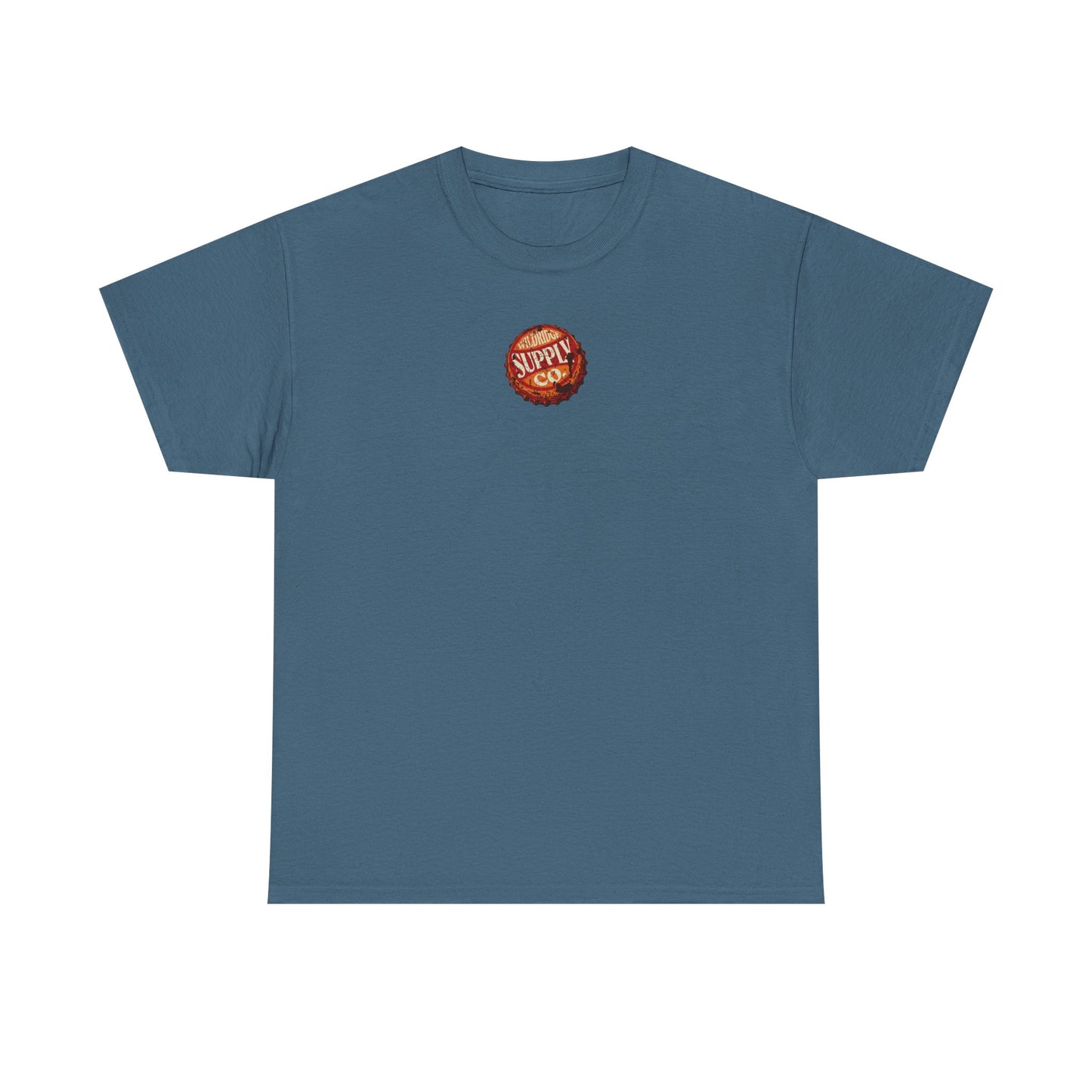 Bottle Cap Fishing Graphic Tee – Vintage Mountain River Outdoor Shirt
