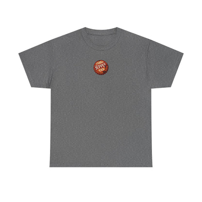 Bottle Cap Fishing Graphic Tee – Vintage Mountain River Outdoor Shirt