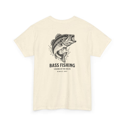 Delta Largemouth Bass Shirt | Classic Fishing Graphic Tee