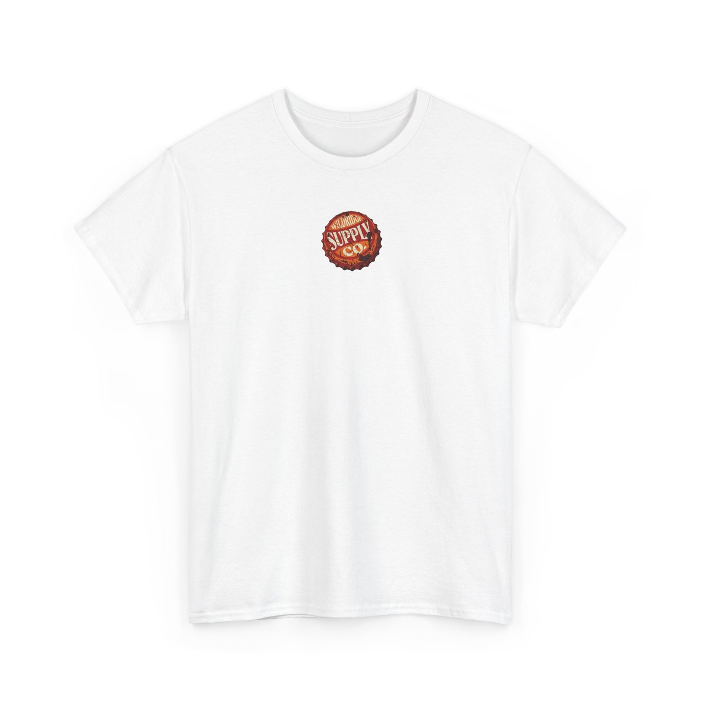 Bottle Cap Fishing Graphic Tee – Vintage Mountain River Outdoor Shirt