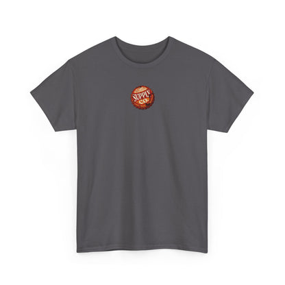 Bottle Cap Fishing Graphic Tee – Vintage Mountain River Outdoor Shirt