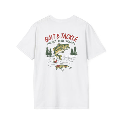 Bait & Tackle Fishing T-Shirt | Vintage Bass Fishing Graphic Tee