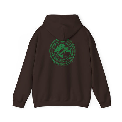 Mountain Trout Brewing Co. Hoodie - Cozy Sweatshirt Great Gift for Fishermen