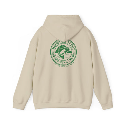 Mountain Trout Brewing Co. Hoodie - Cozy Sweatshirt Great Gift for Fishermen