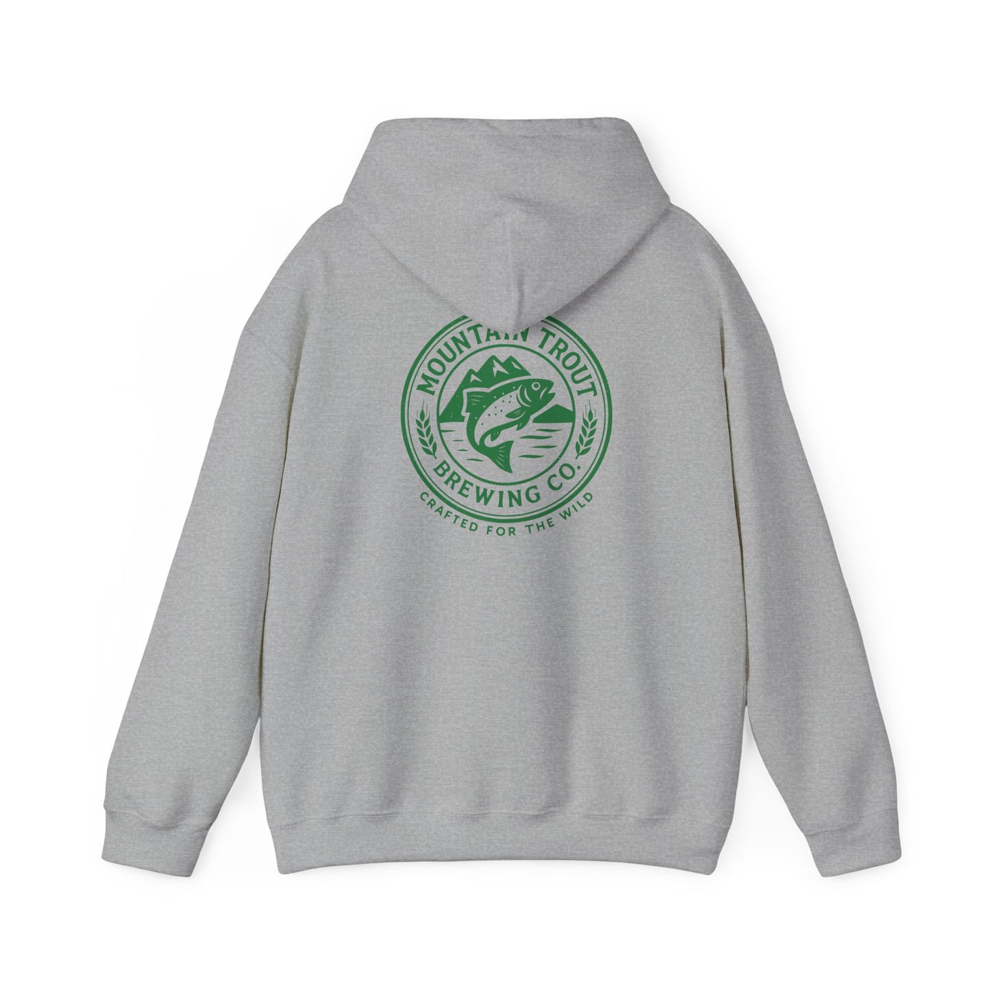Mountain Trout Brewing Co. Hoodie - Cozy Sweatshirt Great Gift for Fishermen
