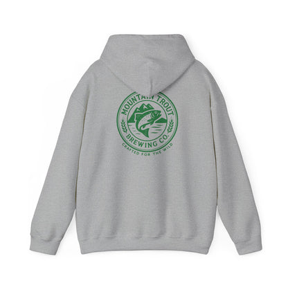 Mountain Trout Brewing Co. Hoodie - Cozy Sweatshirt Great Gift for Fishermen