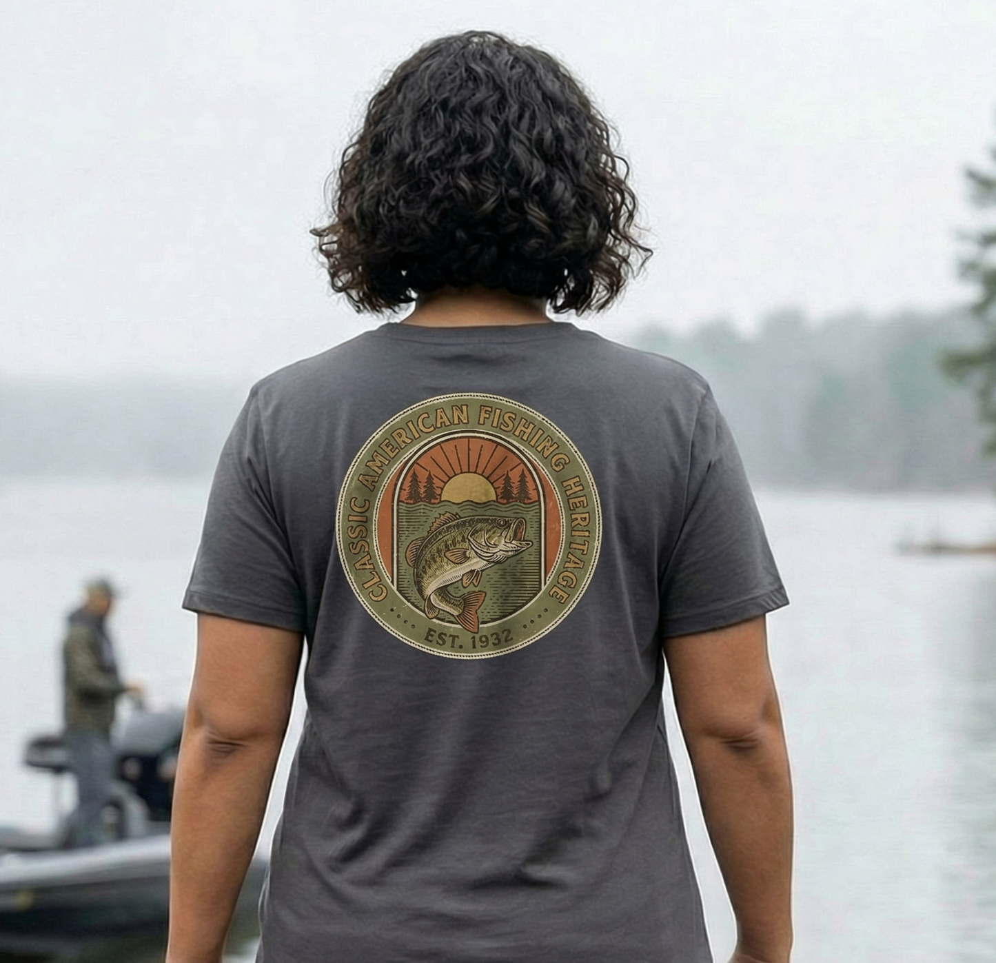Vintage Bass Fishing Shirt | American Heritage Angler Tee