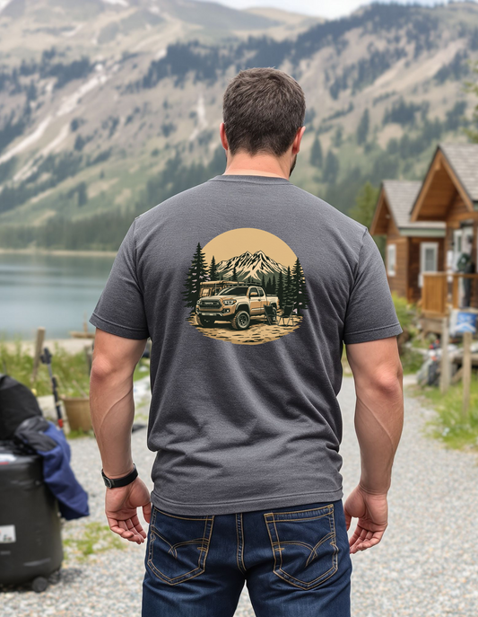 Adventure Truck Tee  Mountain Camping Graphic T-Shirt