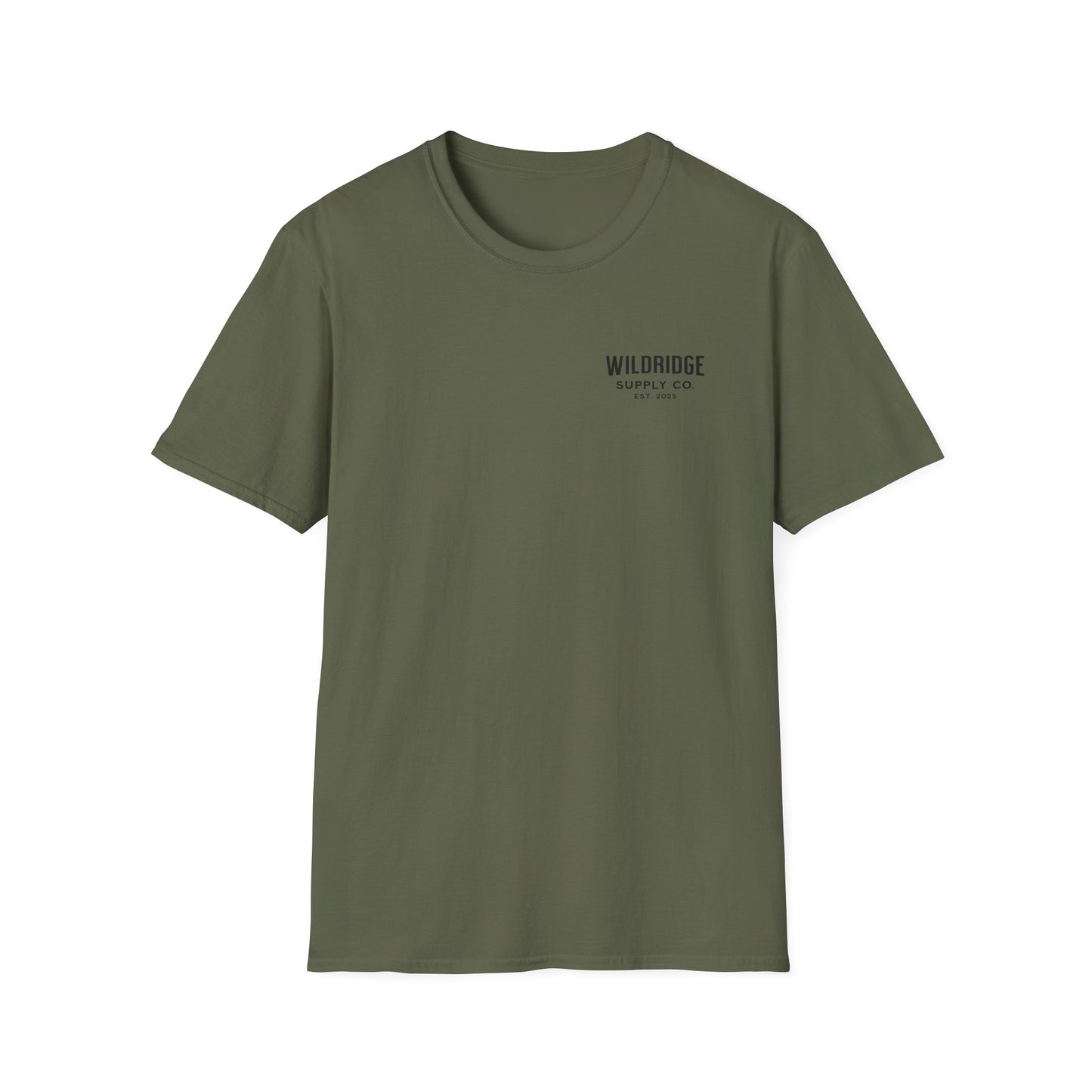 Wildridge Supply Co. outdoor apparel - Campfire Nights tee detail