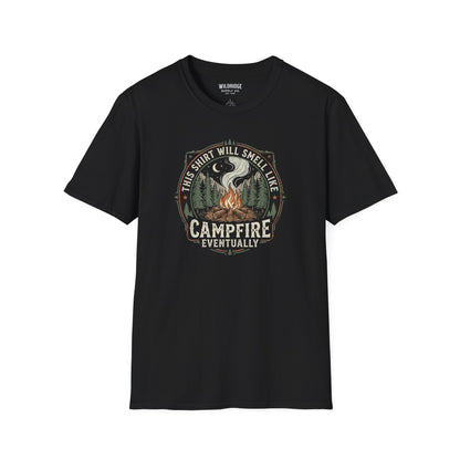 Black shirt campfire smoke
