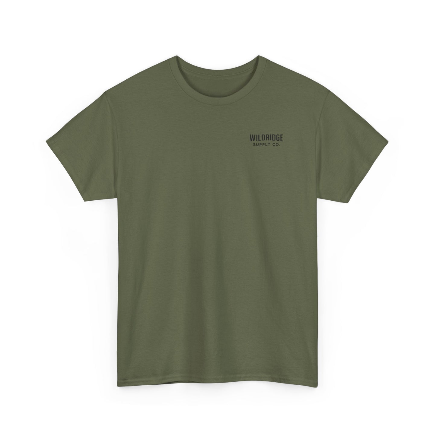 Green t-shirt with 'Goy' logo on a white background
