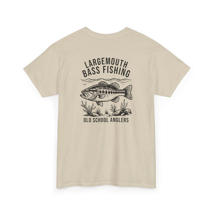 sand largemouth bass fishing shirt back graphic