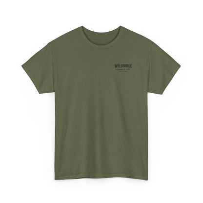 Front largemouth bass fishing T-shirt